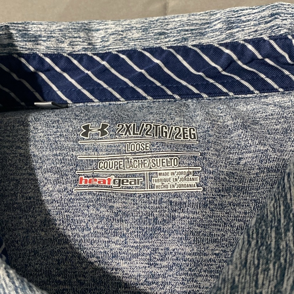 Under Armour Loose Fit HeatGear polo. Size 2XL - Picture 2 of 6